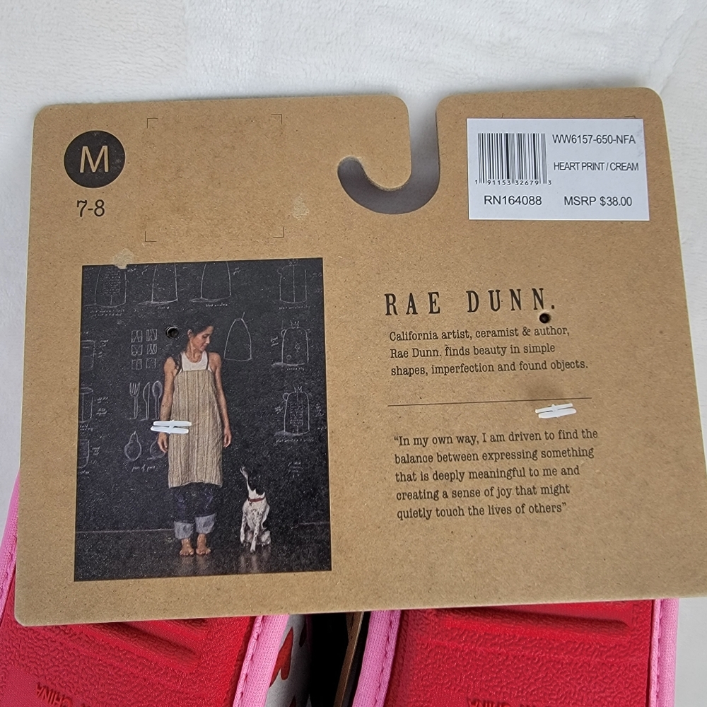 Rae Dunn Love Slippers - Picture 8 of 10